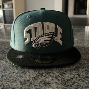 NWT Eagles flat brim hat